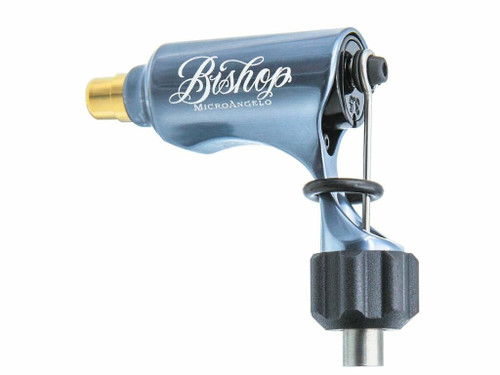 Bishop Rotary - Microangelo v2 - Tattoo Machine - Gun Metal Grey