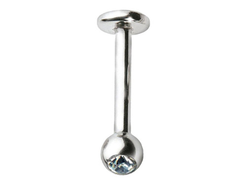 Ignore - Labret - Single Jewelled - Titanium
