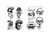 3ntini - Tattoo Flash Drawings - 200 Teschi Tattoo