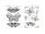 3ntini - Tattoo Flash Drawings - 300 Farfalle