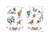 3ntini - Tattoo Flash Drawings - 300 Farfalle