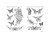 3ntini - Tattoo Flash Drawings - 300 Farfalle