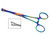 Spectrum Tools - Pennington Forceps - Slotted - Multi-Colour