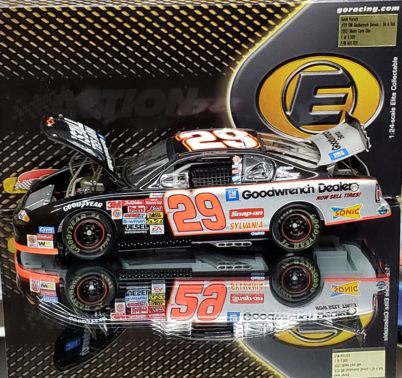 Kevin Harvick #29 GM Goodwrench Service Plus / AOL 2001 Monte Carlo Elite 124 Scale Die Cast Car Pristineauction.com