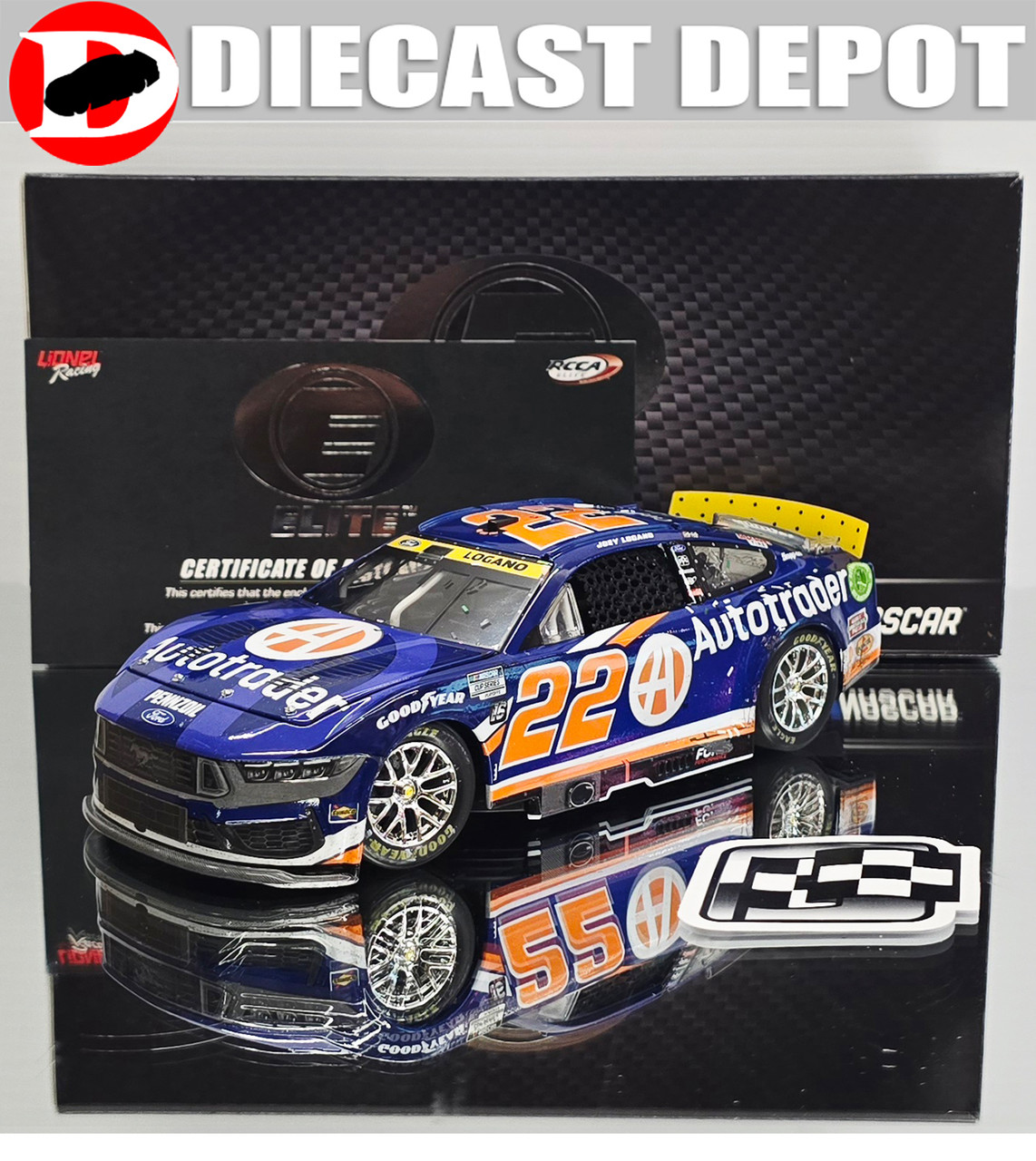 JOEY LOGANO 2024 ATLANTA WIN RACED VERSION AUTOTRADER 1/24 ELITE