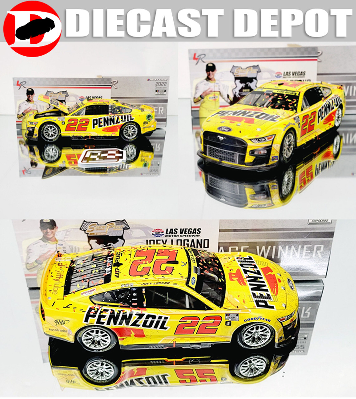 ナスカー 1/24 shell Vegas WIN