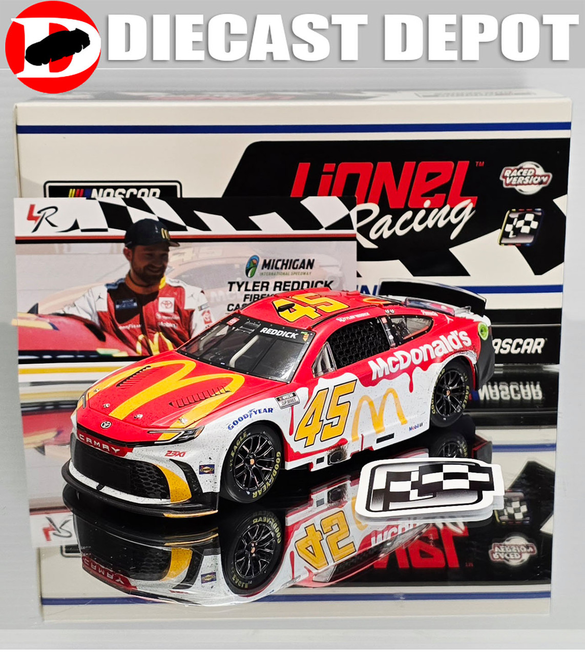 TYLER REDDICK 2024 MICHIGAN WIN RACED VERSION MCDONALDS 1/24 ARC