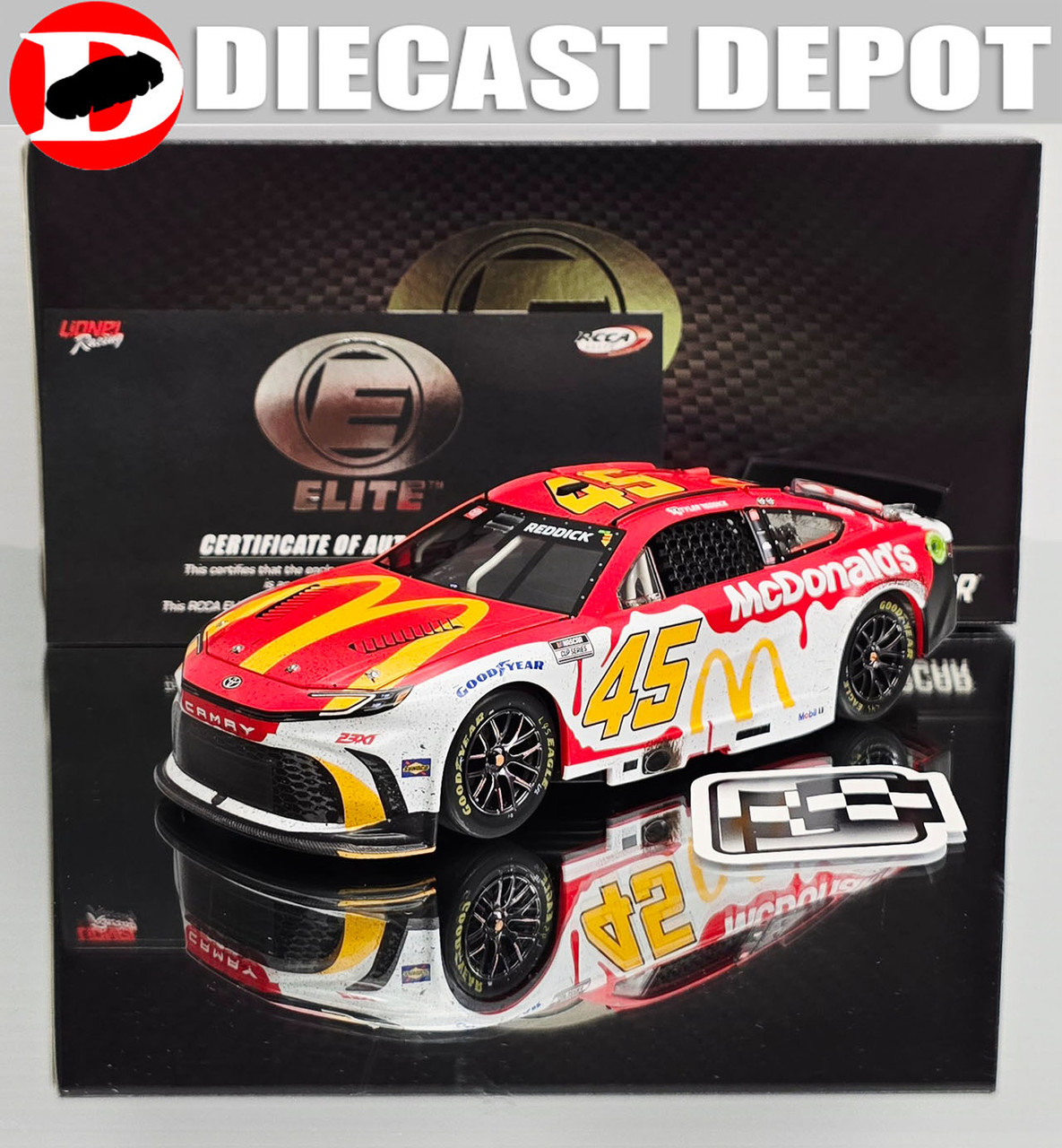 TYLER REDDICK 2024 MICHIGAN WIN RACED VERSION MCDONALDS 1/24 ELITE