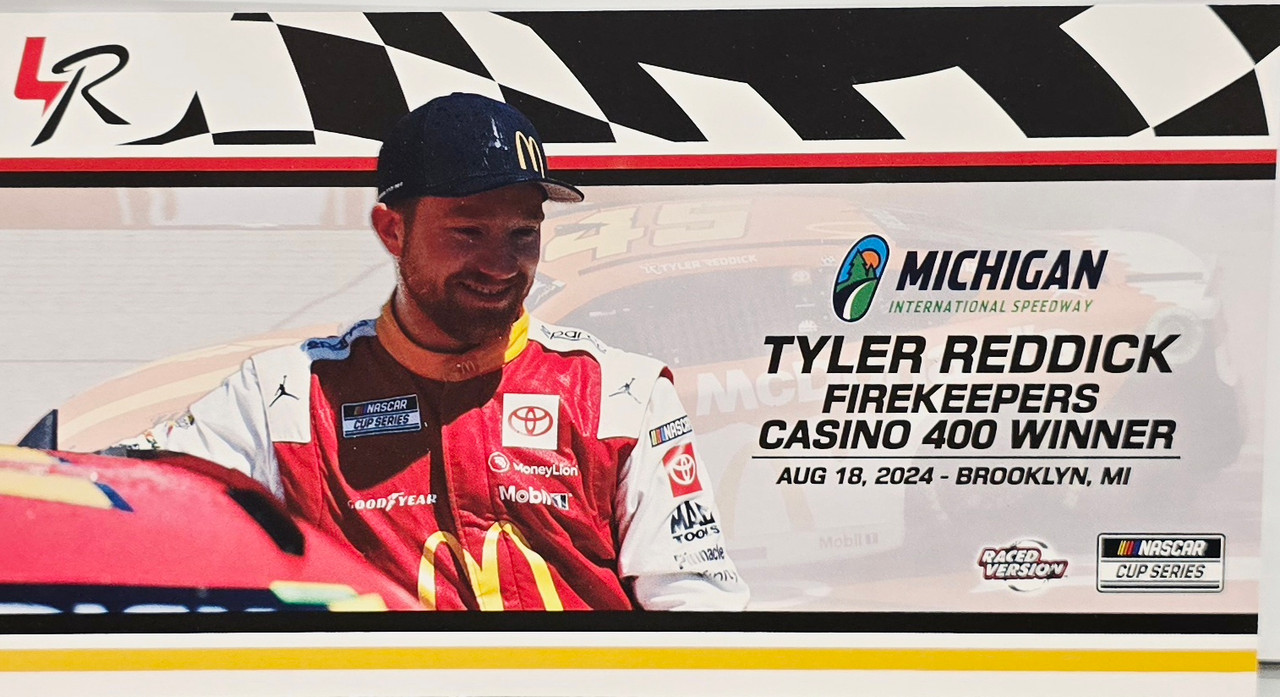 TYLER REDDICK 2024 MICHIGAN WIN RACED VERSION MCDONALDS 1/24 ELITE