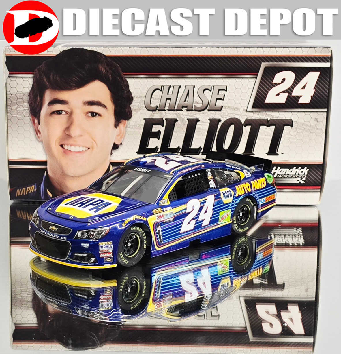 CHASE ELLIOTT 2017 NAPA #24 CHEVROLET 1/24 ACTION DIECAST