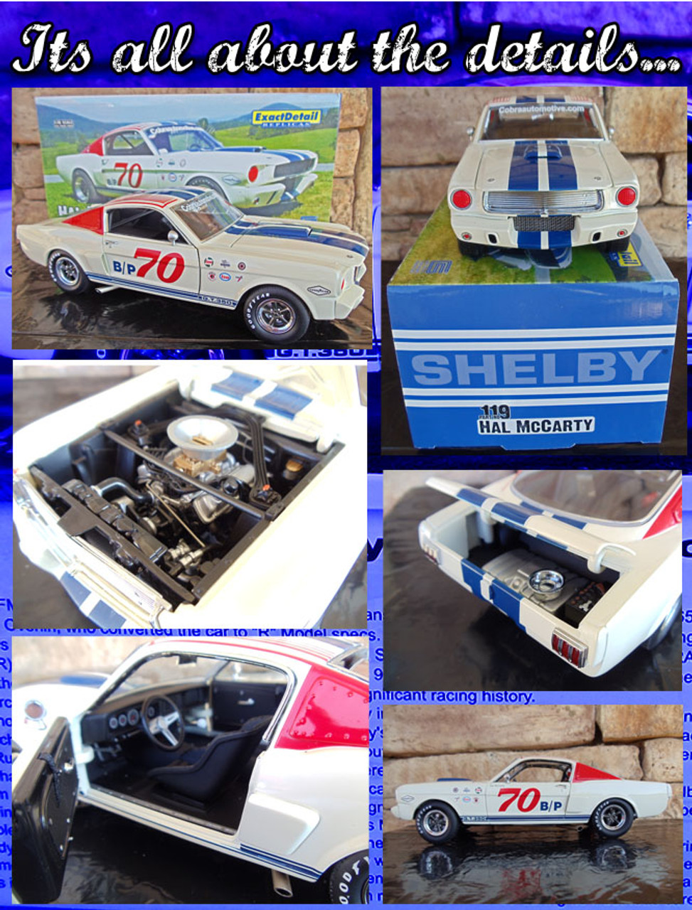 特価 Exact Detail (1/18) フォード Shelby GT350 EXACT DETAIL 1/18 Carroll Shelby GT 350 Ford Mustang