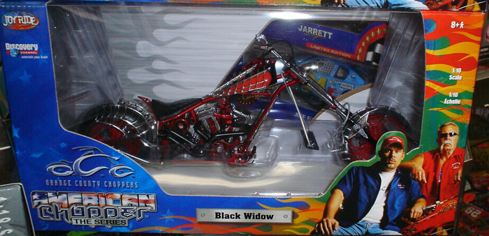 AMERICAN CHOPPER BLACK WIDOW BIKE 1/10 by ERTL/ JOYRIDE