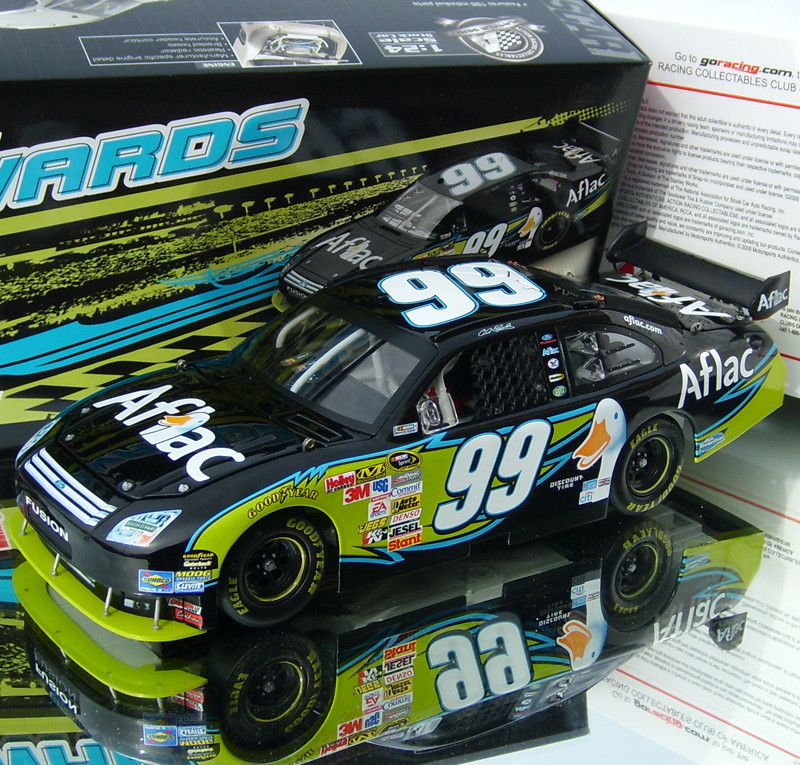 CARL EDWARDS 2009 AFLAC 1/24 ACTION
