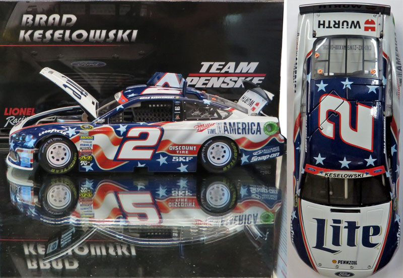 BRAD KESELOWSKI 2014 MILLER LIGHT 
