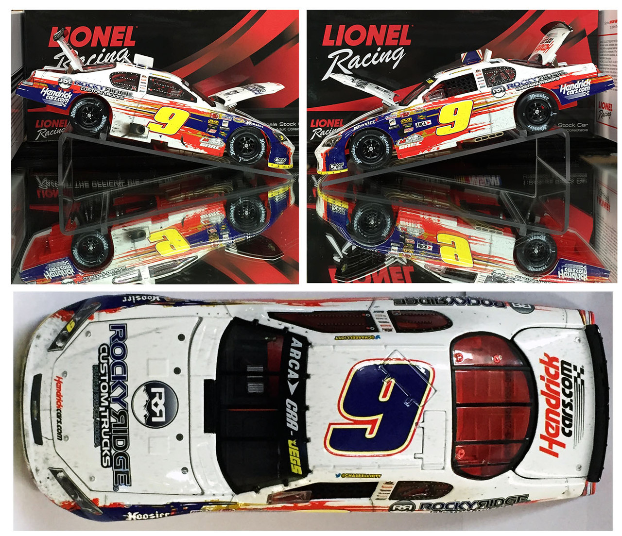 CHASE ELLIOTT 2015 ROCKY RIDGE CUSTOM TRUCKS RACED VERSION WIN 1/24 ACTION