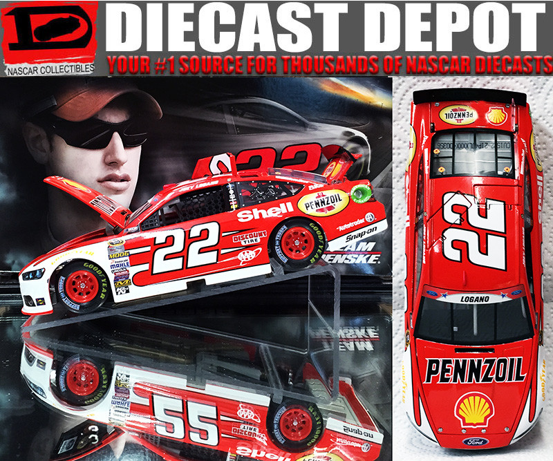 JOEY LOGANO 2015 RED SHELL/ PENNZOIL SPECIAL 1/24 ACTION