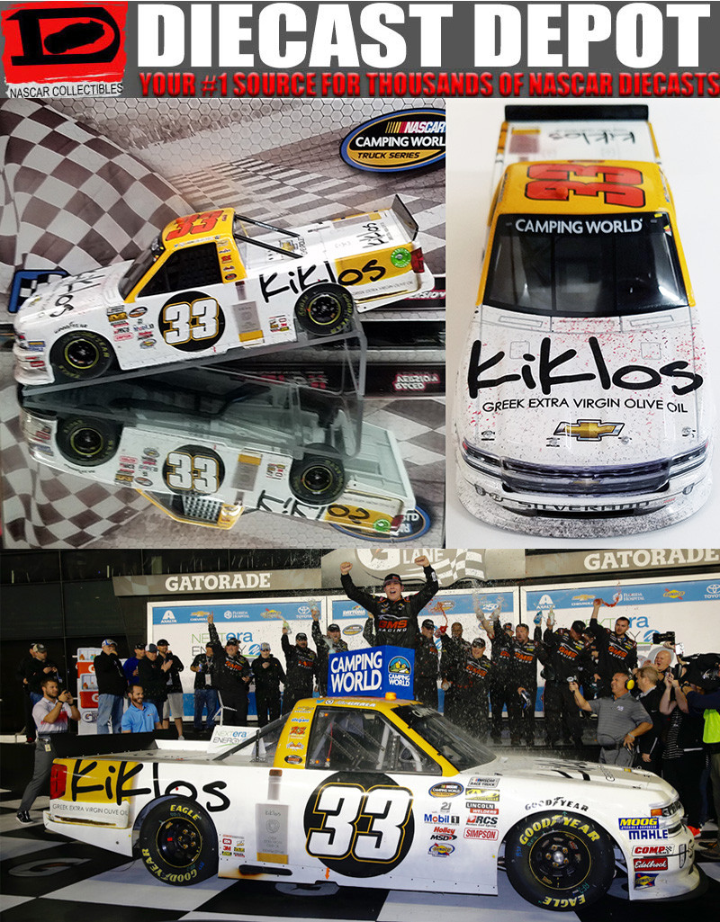 KAZ GRALA 2017 KIKLOS GREEK OLIVE OIL DAYTONA WIN SILVERADO 1/24