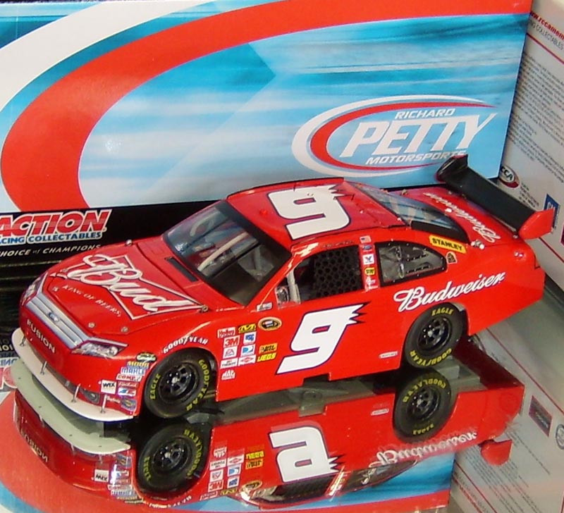 Kasey Kahne #9 Budweiser/Olympic 2010 Fusion - 1:24 Elite AUTOGRAPHÉE - Avec Boîtier