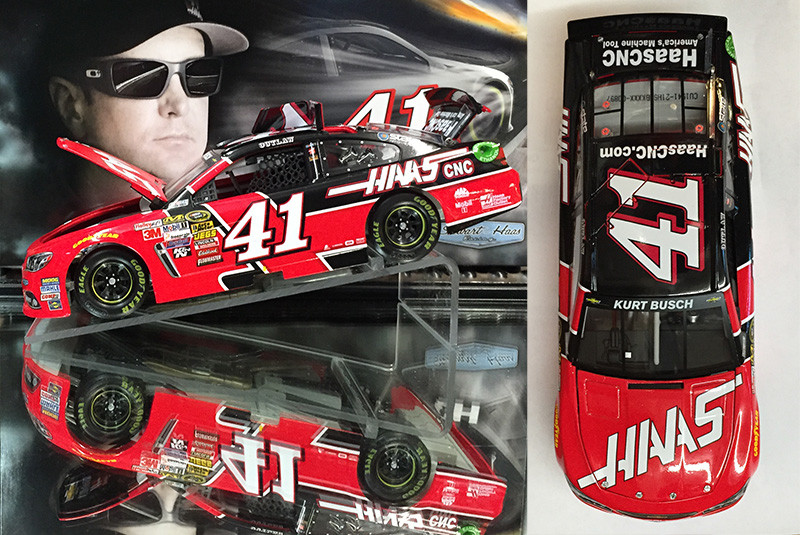 KURT BUSCH 2015 HAAS 1/24 ACTION
