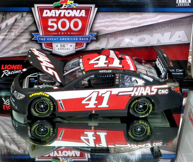 KURT BUSCH 2014 HAAS TEST CAR 1/24 ACTION
