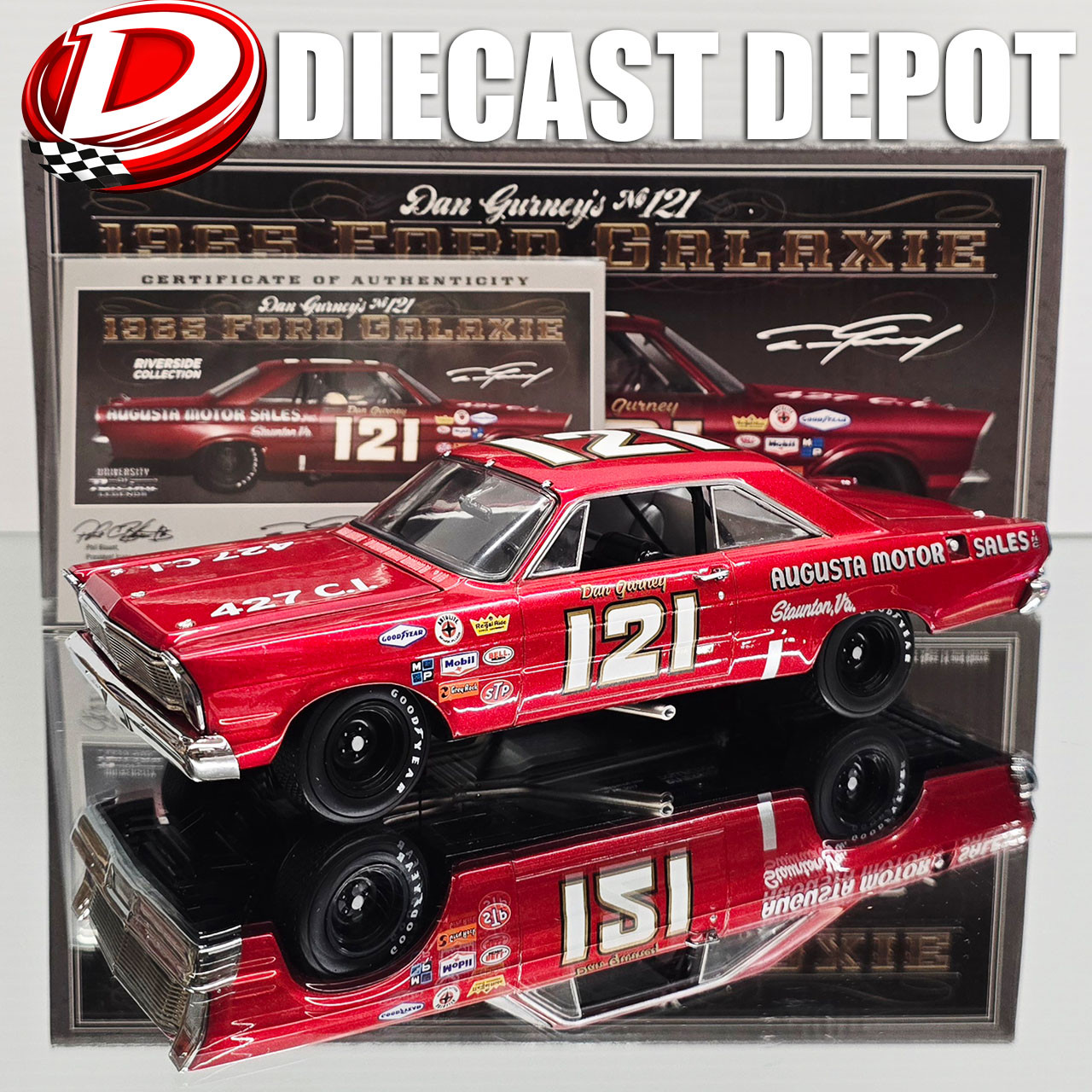NASCAR ミニカー　FORD 1/24 DAN GURNEY 