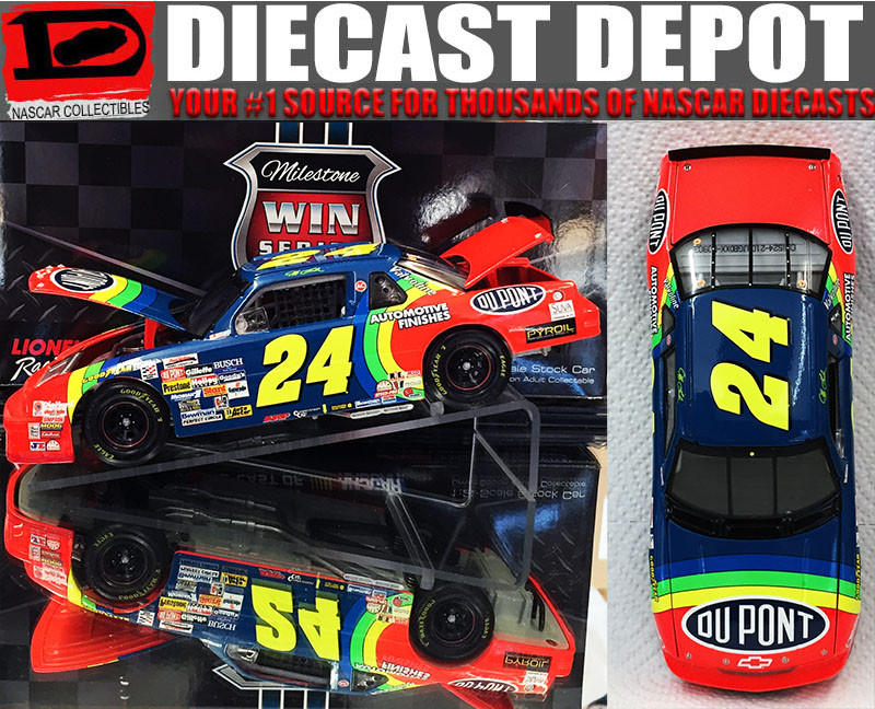 JEFF GORDON 1993 DAYTONA TWIN 125 RACED VERSION DUPONT 1/24 ACTION