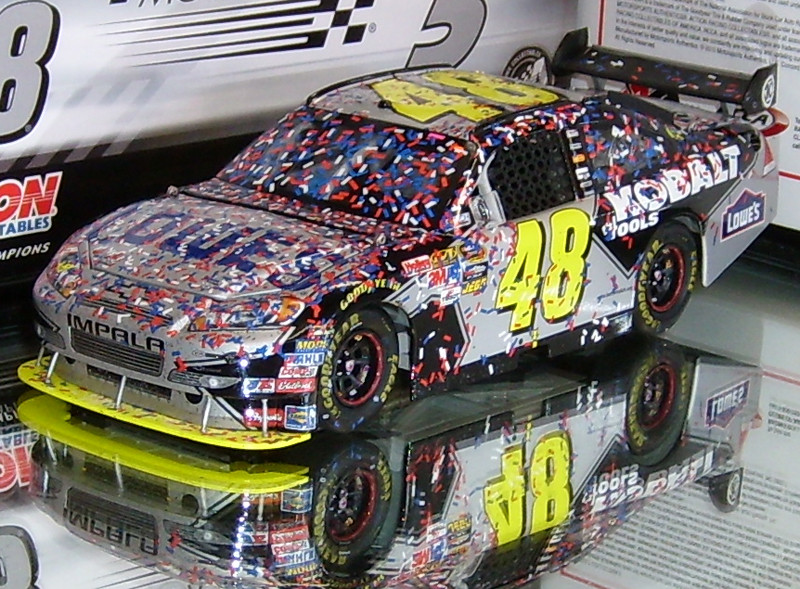 JIMMIE JOHNSON 2010 CALIFORNIA RACED VERSION 48TH WIN 1/24 ACTION