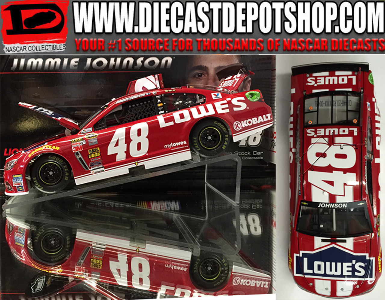 JIMMIE JOHNSON 2014 LOWES RED SPECIAL 1/24 ACTION
