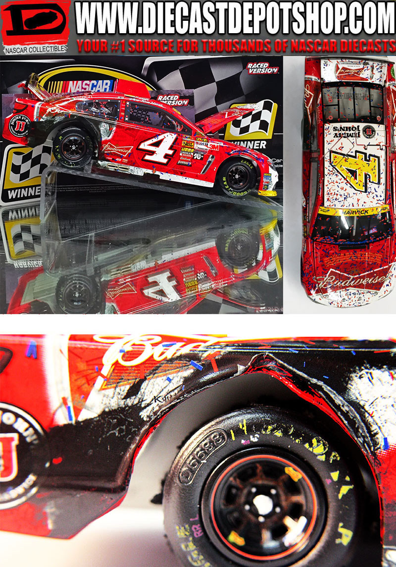 新品 未開封 ガクトプロデュース バリスタ KEVIN HARVICK 2014 CHARLOTTE WIN RACED VERSION BUDWEISER 1/24