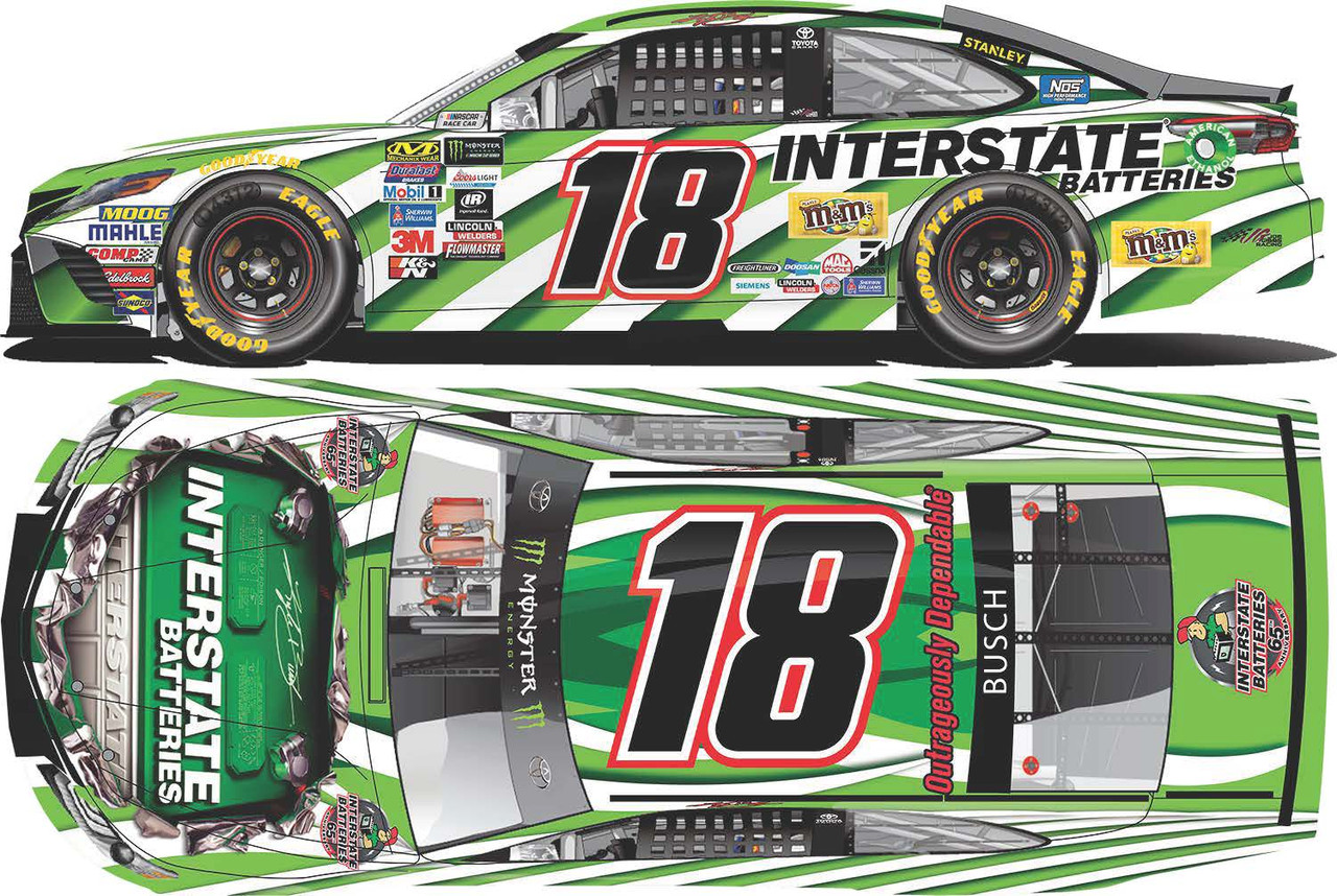 CANCELLED ) KYLE BUSCH 2017 INTERSTATE BATTERIES 1/24 ACTION