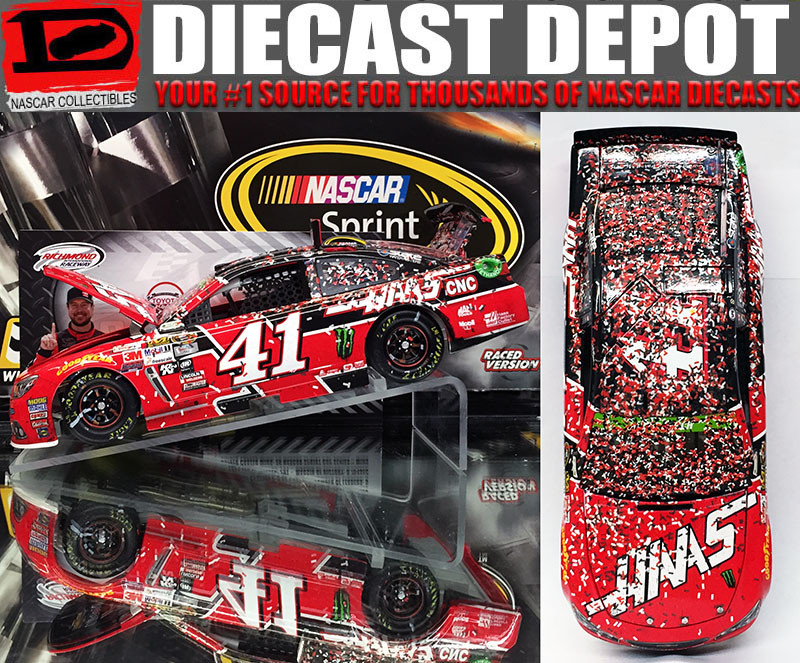 KURT BUSCH 2015 RICHMOND WIN RACED VERSION HAAS 1/24 ACTION