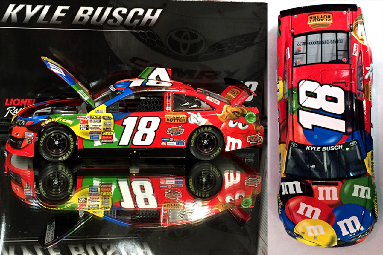 2014 Kyle Busch Autographed #18 Skittles Action 1/24 | eBay