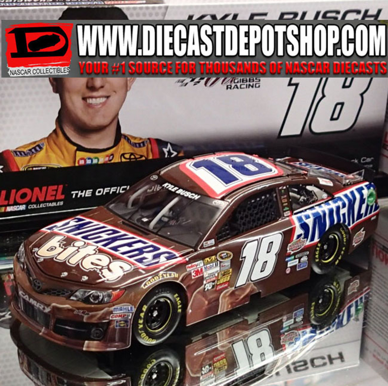 KYLE BUSCH 2013 SNICKERS BITES 1/24 ACTION