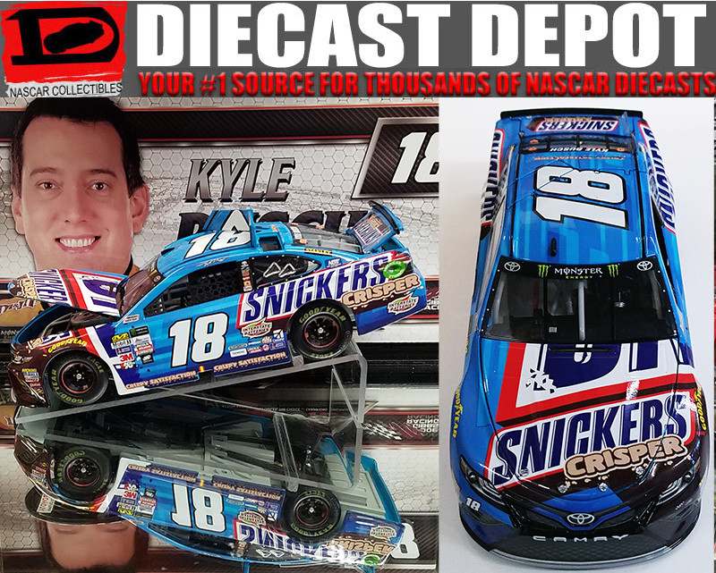 KYLE BUSCH 2017 SNICKERS CRISPER 1/24 ACTION
