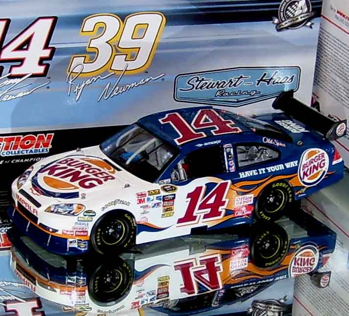 TONY STEWART 2010 BURGER KING 1/24 ACTION DIECAST
