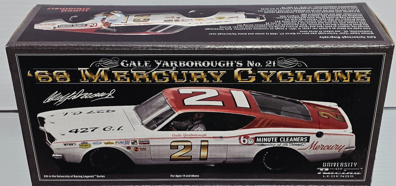 CALE YARBOROUGH 1968 MERCURY CYCLONE 1/24 UNIVERSITY OF RACING