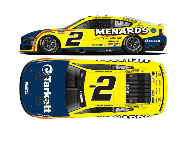 CANCELLED BY LIONEL* AUSTIN CINDRIC 2024 MENARDS 1/24 ARC DIECAST