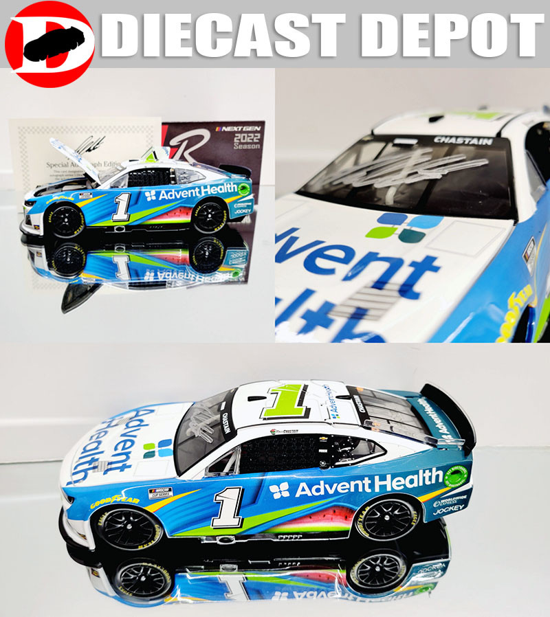AUTOGRAPHED ROSS CHASTAIN 2022 ADVENT HEALTH #1 NEXT GEN CAMARO 1