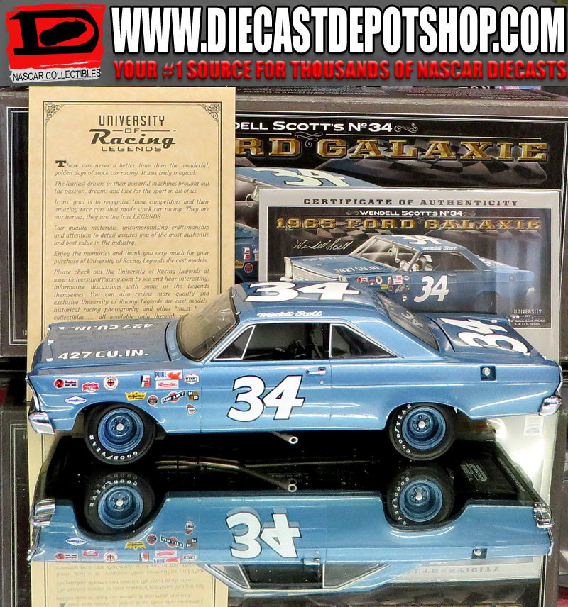 WENDELL SCOTT 1965 GALAXIE 1/24 UNIVERSITY OF RACING