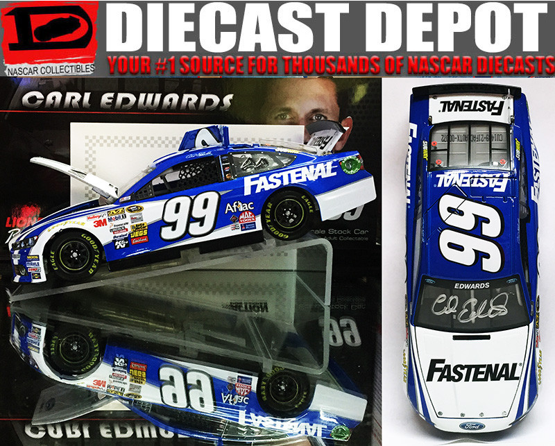 AUTOGRAPHED CARL EDWARDS 2014 FASTENAL 1/24 ACTION (ONLY 68 MADE!)