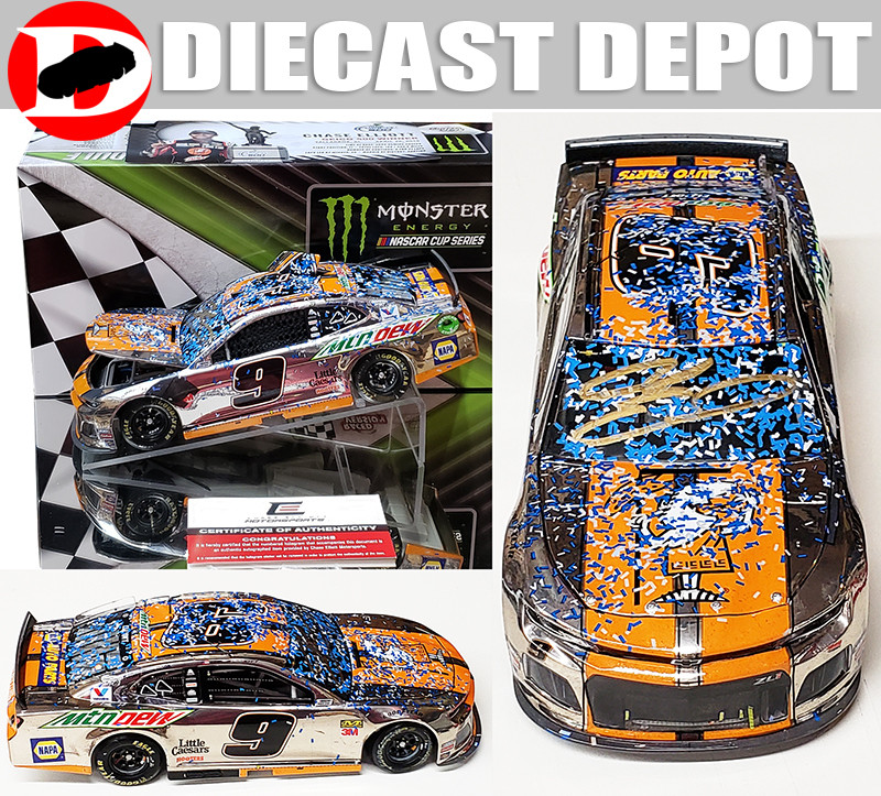 シスー　エンチャンテッド AUTOGRAPHED CHASE ELLIOTT 2019 TALLADEGA WIN RACED VERSION LITTLE