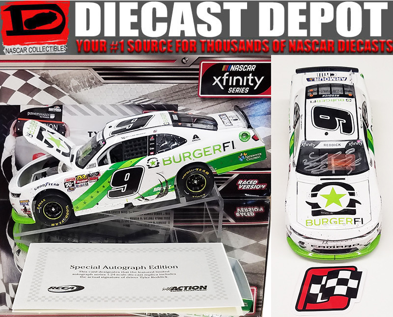 AUTOGRAPHED TYLER REDDICK 2018 DAYTONA INTERNATIONAL SPEEDWAY WIN