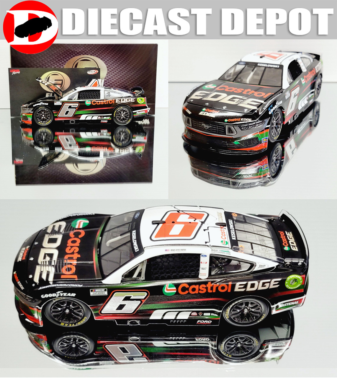 BRAD KESELOWSKI 2024 CASTROL EDGE 1/24 ELITE DIECAST