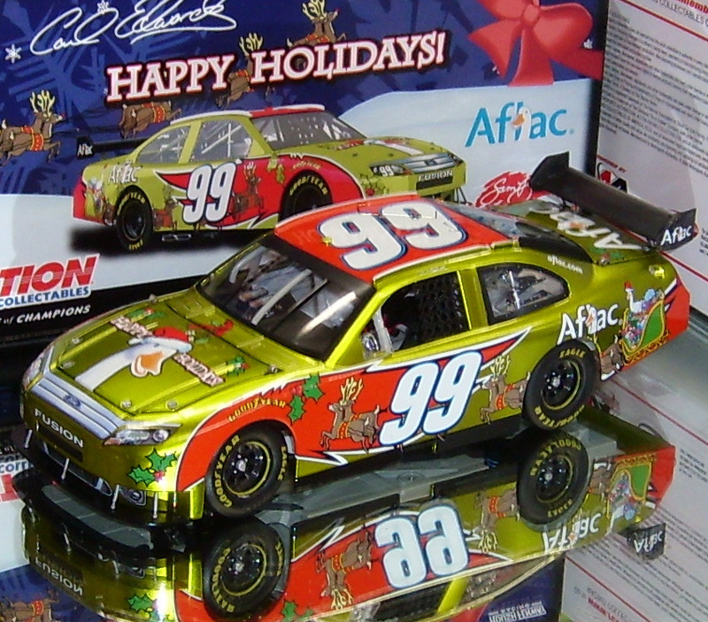 CARL EDWARDS 2009 SAM BASS HOLIDAY CHROME 1/24 ACTION