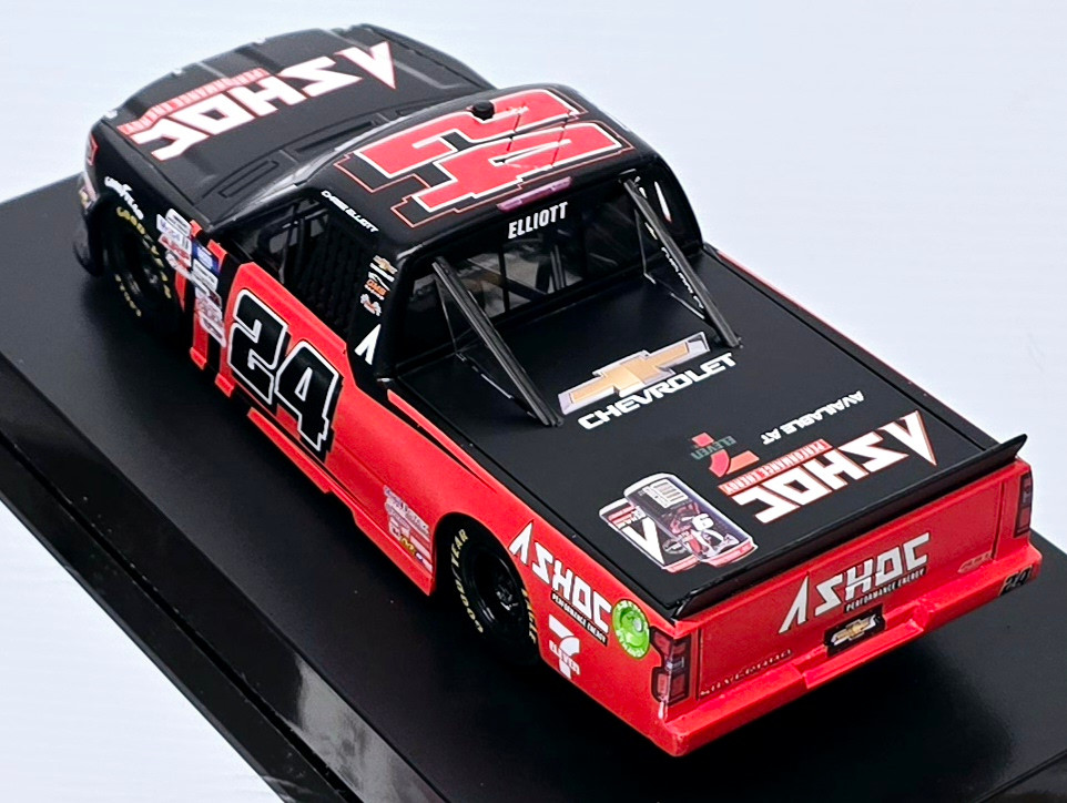 CHASE ELLIOTT 2021 ASHOC #24 SILVERADO TRUCK 1/24 ACTION