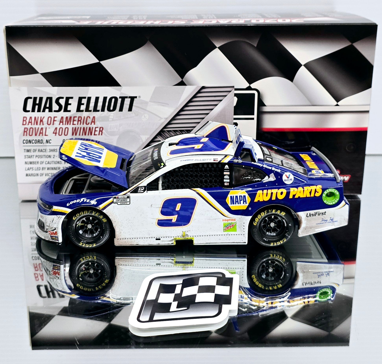 CHASE ELLIOTT 2020 CHARLOTTE ROVAL WIN RACED VERSION #9 NAPA