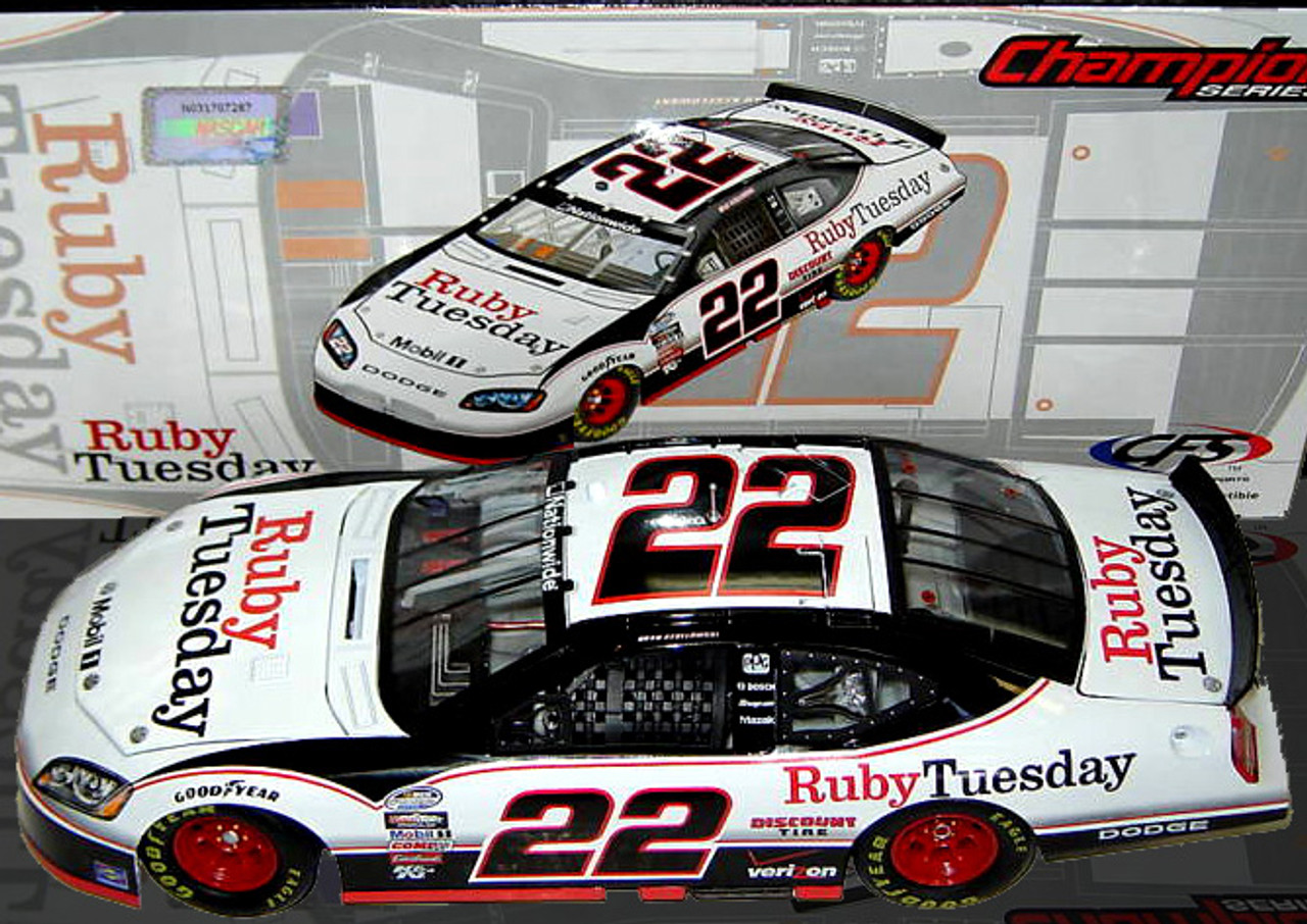 CFS Champion SERIES 1/24 Brad Keselowski #22 Discount Tire /ミニカー Brad Keselowski Autographed 2024 Castrol Throwback 5⁄12⁄24 Darlington Race  Win 1:24 Nascar Diecast - FOIL NUMBER CAR