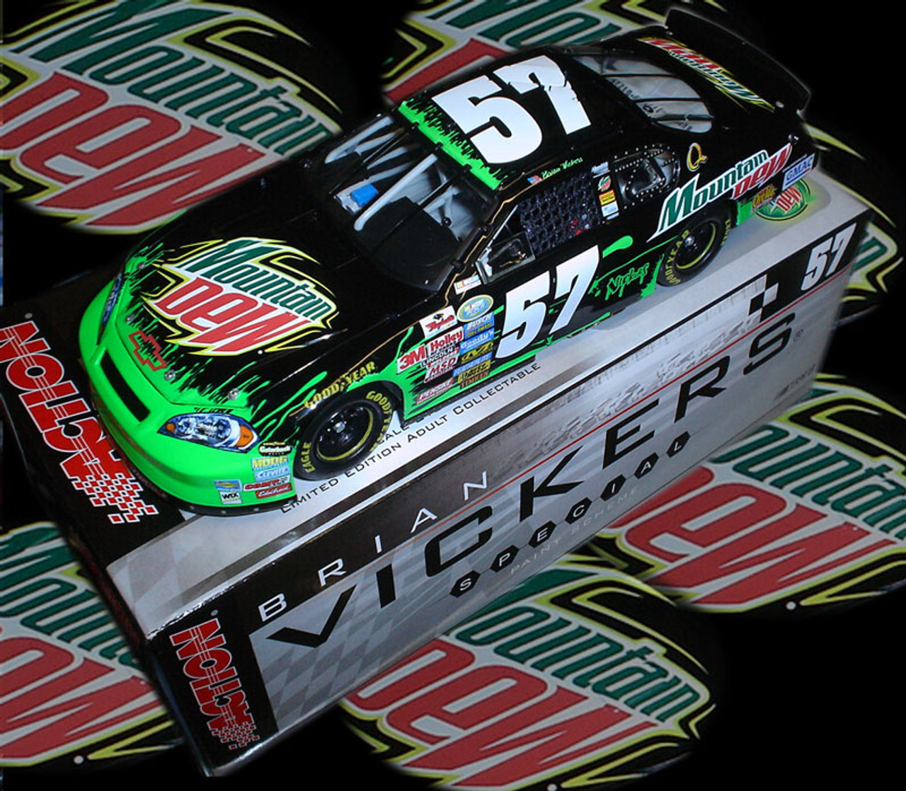 BRIAN VICKERS 2006 MOUNTAIN DEW 1/24 ACTION