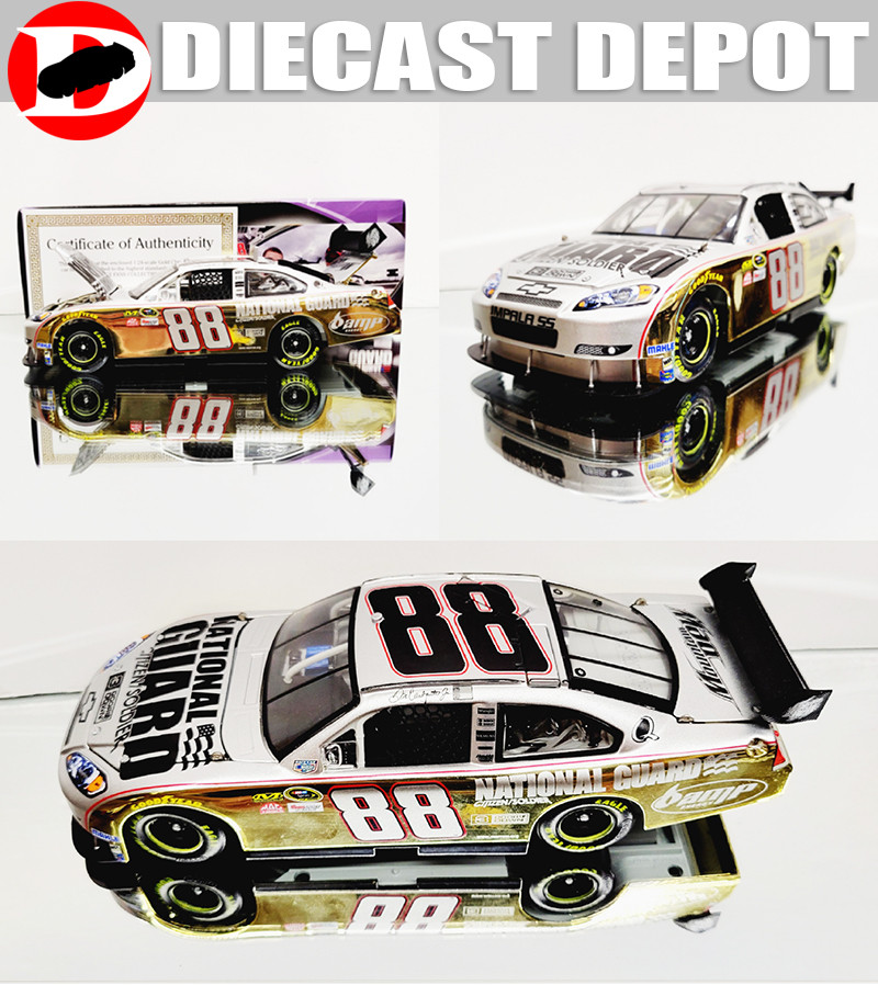 DALE EARNHARDT JR 2008 CITIZEN SOLDIER 3 DOORS DOWN GOLD 1/24 ACTION