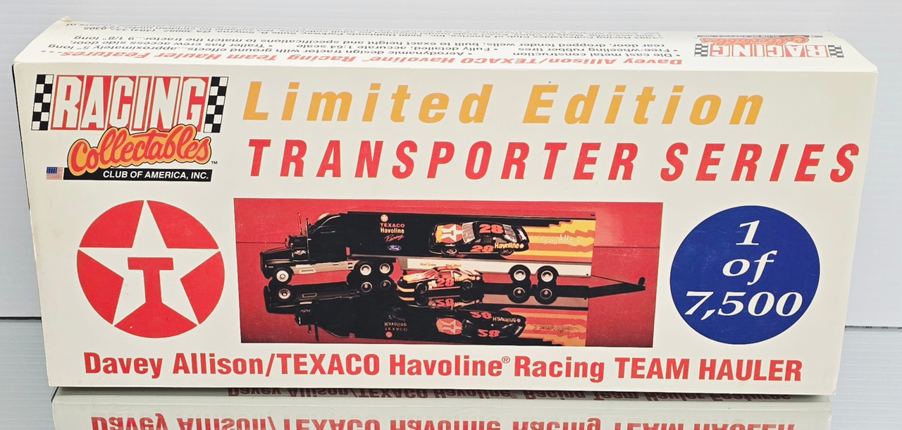 DAVEY ALLISON 1993 HAVOLINE HAULER/ TRANSPORTER & CAR SET 1/64